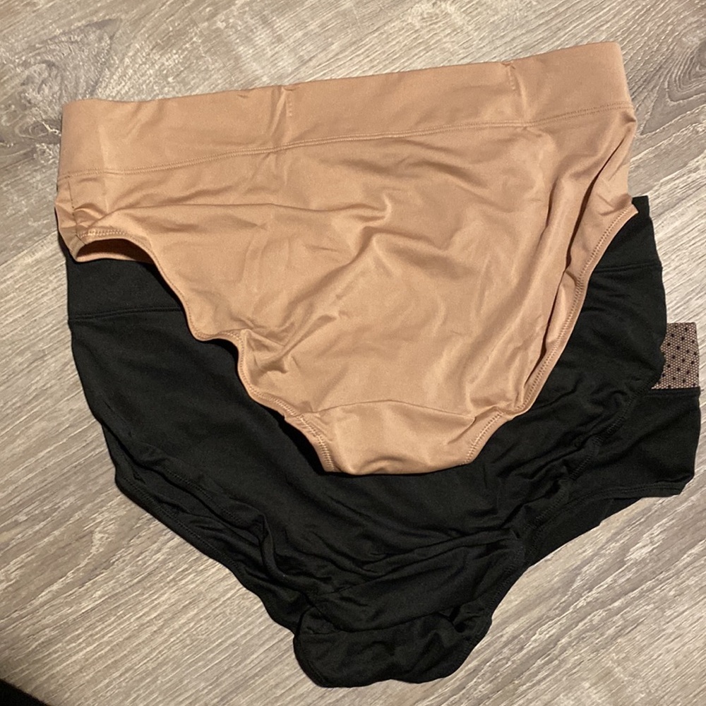 Warners Blissful Benefits No Muffin Top Micro Hi-Cut Panties 2 Pack NWOT
